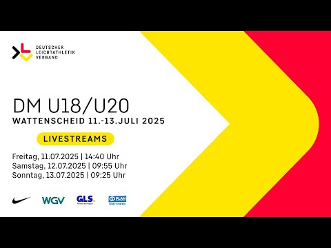 Livestream DM U18/U20 - Samstag