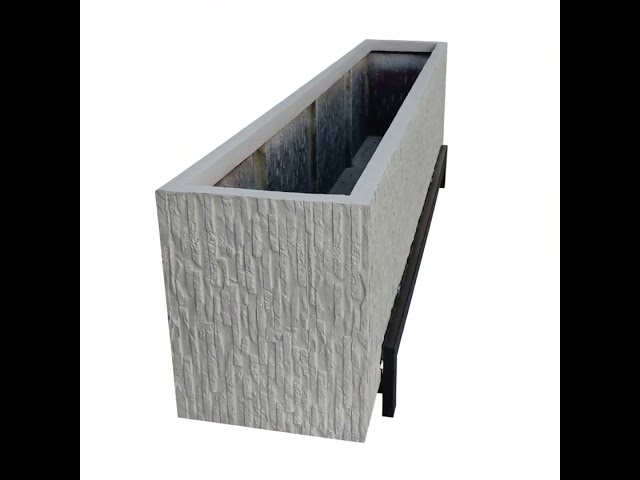 حوض زراعي 3م  حجري + قاعدة