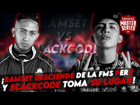 ¡RAMSET DESCIENDE DE LA FMS Y BLACKCODE TOMA SU LUGAR! | FMS Perú Play Off | Blackcode vs Ramset
