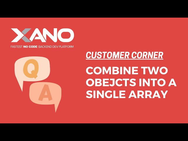 How to combine two objects into a single array