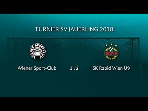 TURNIER SV JAUERLING / Wiener Sport-Club U9 - SK Rapid Wien U9 - Spiel 4 / 19.08.2018