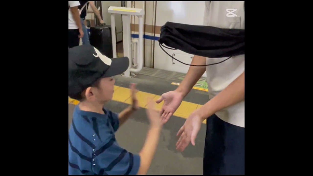 楽しい時間はあっという間。またパパとバイバイの時😢ごめんね…悲しい思いさせて😔