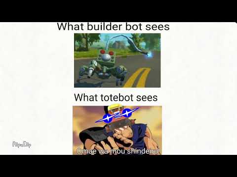 How builder bot and totebot see each other?