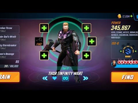 Thor [Infinity War] unlock and 7 Red Stars
