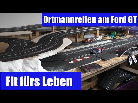 Der Ortmannreifen auf meinem Lieblings Carrera digital 132 Fahrzeug! Aber so laut?