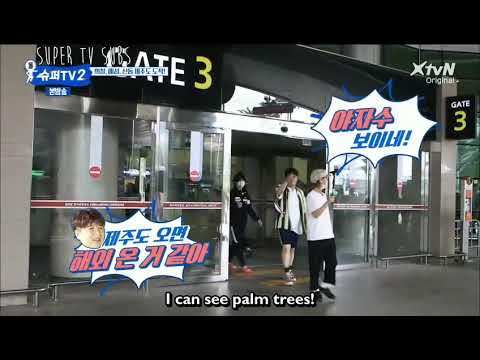 Super tv S2/Eps 11/Shindong Heechul & Yesung arrived at Jeju