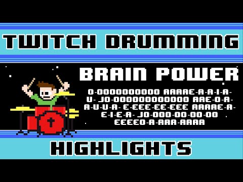 NOMA - Brain Power (Blind Drum Cover) -- The8BitDrummer