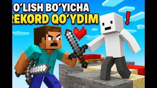 Juda ko'p o'limlar /// Minecraft Bedwars /// End-run Minecraft