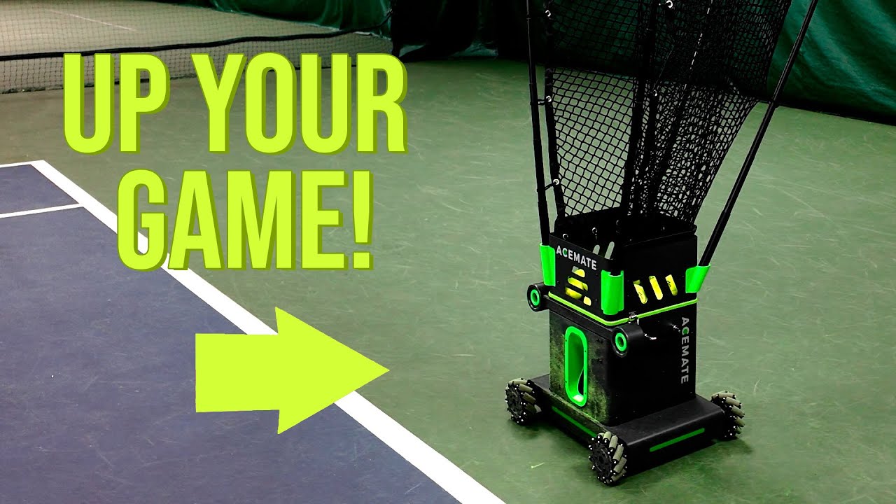 This Tennis Robot MOSTLY Cleans Up My Mess (AceMate First Impressions) #ces2026