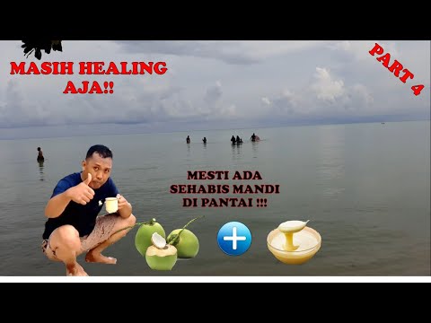 Walk to the beach while swimming || Healing PART 4 ​​#beach #jalanjalan