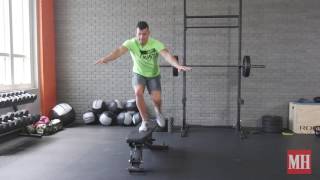 Crossover Step up exercise video thumbnail