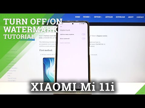 How to Add / Remove Watermark in XIAOMI Mi 11i – Camera Watermark Activation