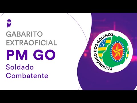 Gabarito Extraoficial PM GO – Soldado Combatente