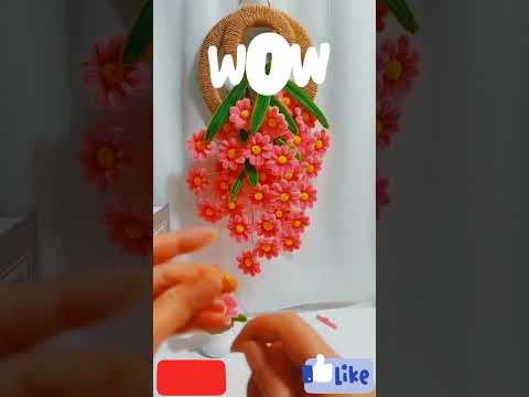 How to make pipe cleaner flowers |DIY flowers #mixflowers #flowery #pipecleaners #pipecleanerflowers