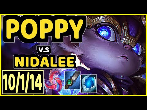 SPIRIT (POPPY) vs NIDALEE - 10/1/14 KDA JUNGLE CHALLENGER GAMEPLAY - KR