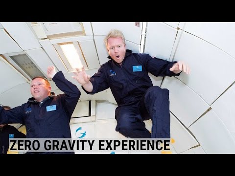 Thrill-seekers pay $5,000 to experience zero gravity