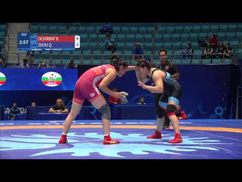 Qual. WW - 76 kg: B. OCHIRBAT (MGL) v. Q. ZHOU (CHN)