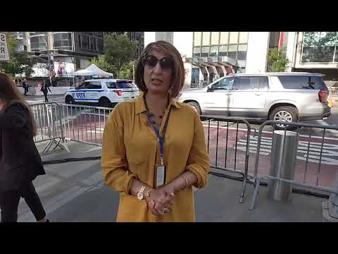 در حاشیه جلسات مجمع عمومی سازمان ملل چه گذشت؟ لایف نذیره کریمی از سازمان ملل