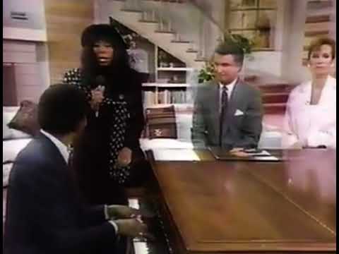 Donna Summer - No More Tears (Enough is Enough) Acoustic Piano clip (Kathie and Regis, 1989)