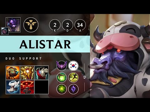 Alistar Support vs Thresh - KR Master Patch 25.10