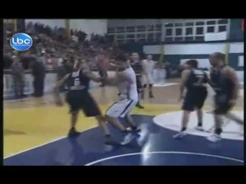 Riyade Vs Champville Highlights Interviews and Celebrations - WABA 1/2 final game3 20 March 2012