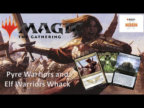 Warrior Tribal in Modern || Warrior Elf`s 8 Whack and Pyre Winota Warriors || MTGO