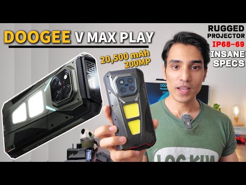 DOOGEE V Max Play Review: 20,500mAh Giant Rugged Phone with Projector/Camping