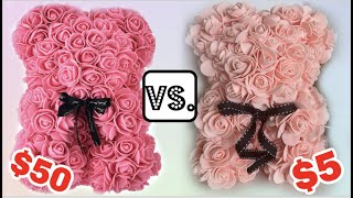 How to Make a Rose Teddy Bear Easy | DIY | MaiMoments