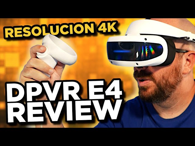Vídeo relacionado con DPVR Gafas VR E4, Auriculares de Realidad Virtual Con Controlador Para Juegos de PC, Compatible Con SteamVR