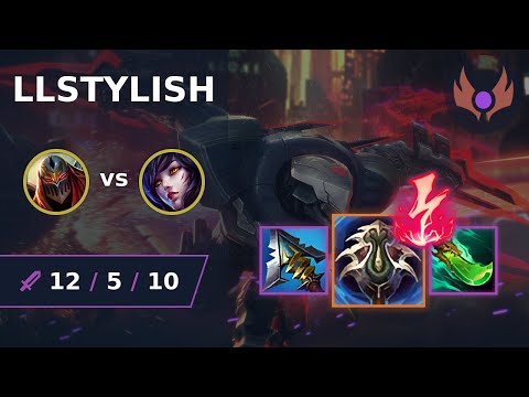 [ LLStylish ] Zed MID vs Ahri | NA MASTER | LOL Season 2024