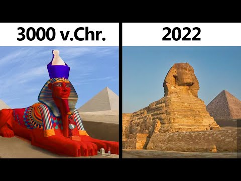 So sahen diese historischen Bauwerke früher aus