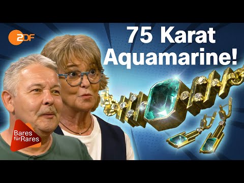 Exquisite Expertise: Schmuckset mit Aquamarinen kann fünfstelligen Betrag abräumen | Bares für Rares
