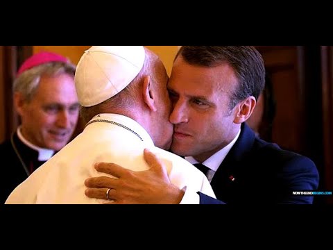 POPE FRANCIS GIVES HIS ANOINTING AND BLESSING TO MACRON AS LEADER OF THE NEW WORLD ORDER