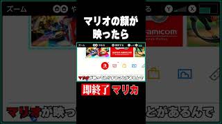 マリオを映したら即終了マリオカート