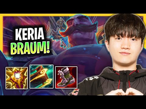 LEARN HOW TO PLAY BRAUM SUPPORT LIKE A PRO! | T1 Keria Plays Braum Support vs Alistar! Season 2025