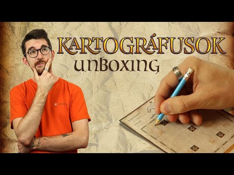 Kartográfusok társasjáték  Unboxing és Bemutató - reflexshop