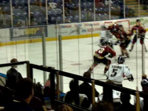 Bakersfield Condors at Victoria Salmon Kings 23 Oct 09