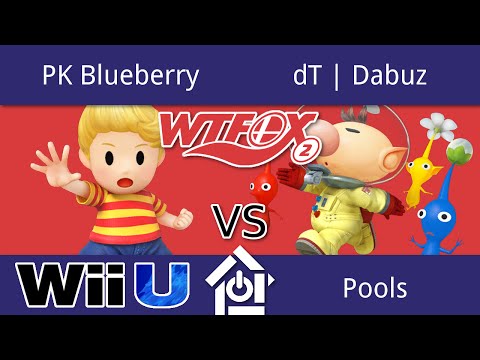 WTFox2 - PK Blueberry (Lucas) vs dT | Dabuz (Olimar) - Smash 4 Pools
