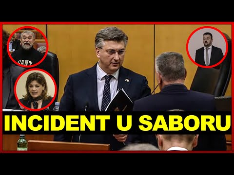 NA RUBU FIZIČKOG OBRAČUNA: Žestoko vrijeđanje između zastupnika i Plenkovića - PREKINUTA SJEDNICA