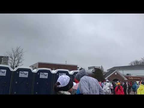 Boston Marathon Pre-Start Area