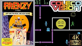 Frenzy Colecovision 4k Gameplay