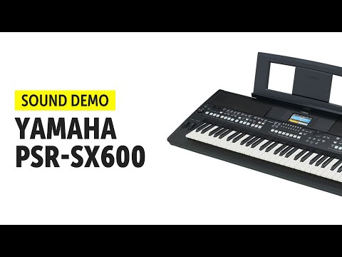 Yamaha PSR SX600 Sound Demo (no talking)