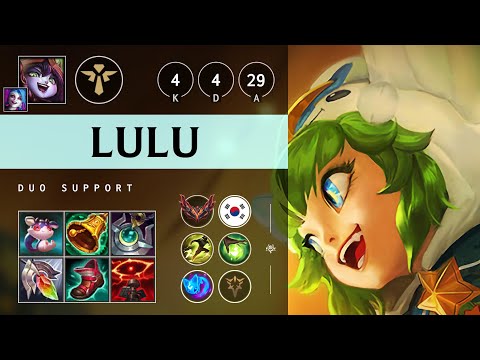 Lulu Support vs Karma - KR Grandmaster Patch 25.05