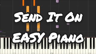 Disney Stars - Send It On (Easy Version) by C Music Sheet