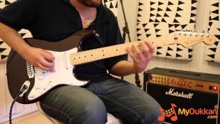 Video thumbnail for Fender Standard Stratocaster (HSS Maple) - Elektro Gitar İncelemesi (Hızlı Video) by MyDukkan