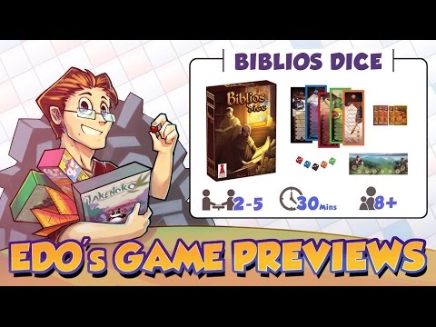 Edo's Biblios Dice Game Review