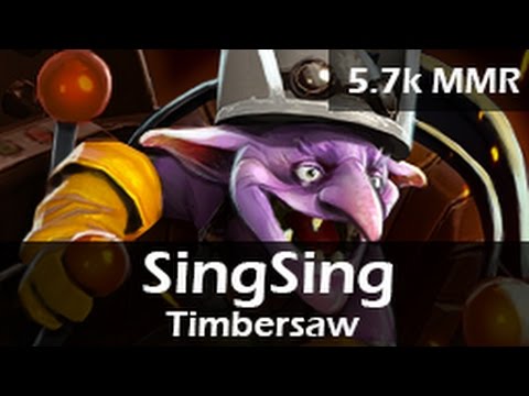862: SingSing as Timbersaw Offlane(R) ft. Tucker, Dumpster - 5.7k MMR Ranked DOTA 2 Gameplay VOD