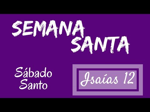 Isaías 12 - Com Alegria Bebereis video