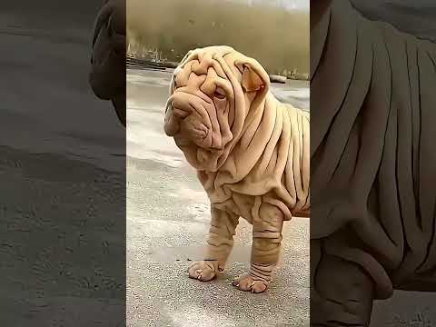 Il cane con più rughe al mondo 😳❤️