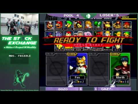 SOTR2 - Bozo the Fox (Fox) vs Gaz! (Marth) - Melee Pools
